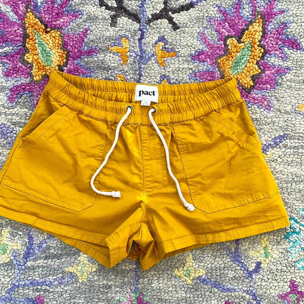 Pact Drawstring Organic Cotton Shorts